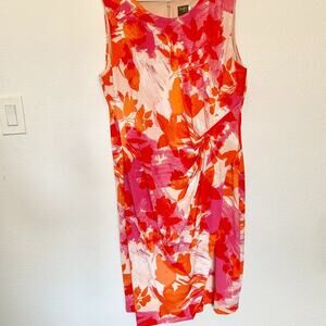 Taylor Tropical Floral Sleeveless Dress